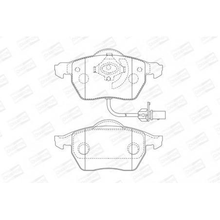 Jeu de quatre plaquettes de...