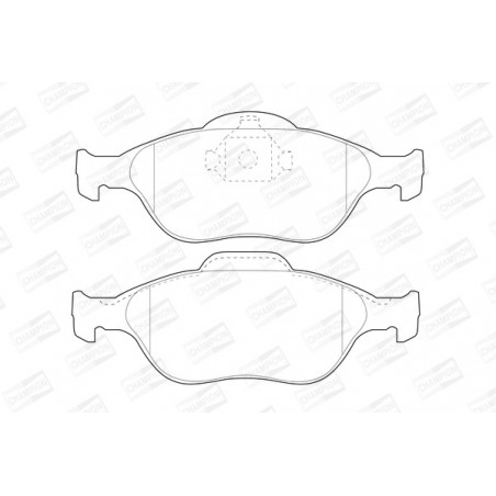 Jeu de quatre plaquettes de...