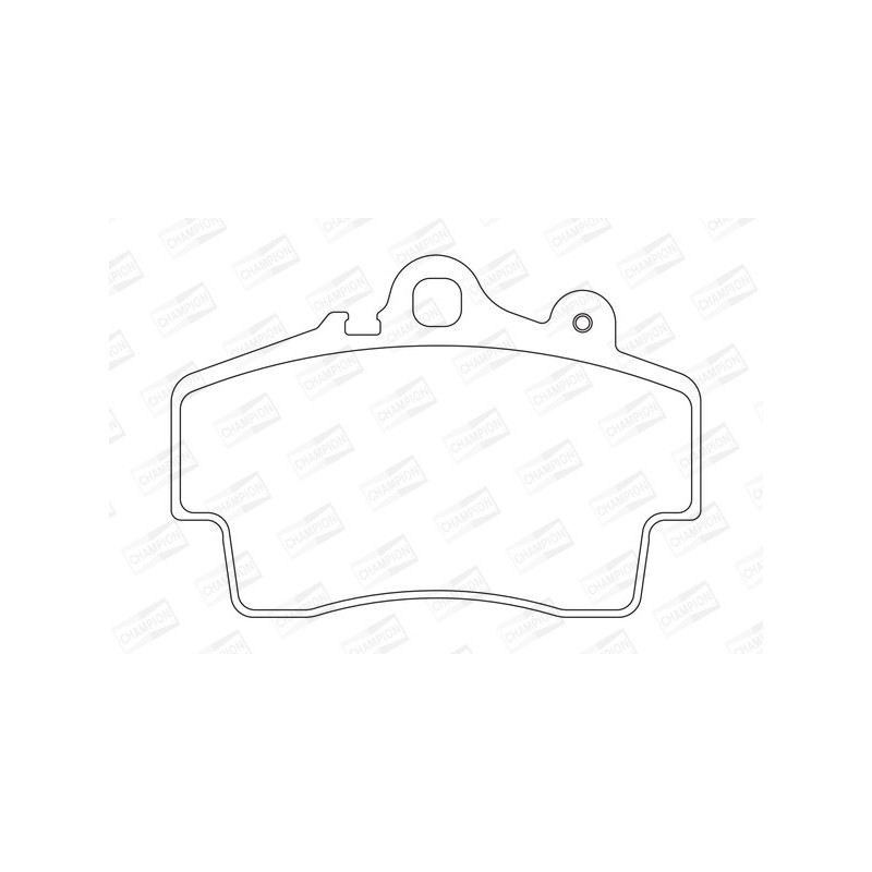 Jeu de quatre plaquettes de frein à disque CHAMPION