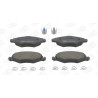 Jeu de quatre plaquettes de frein à disque CHAMPION