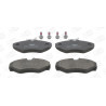 Jeu de quatre plaquettes de frein à disque CHAMPION