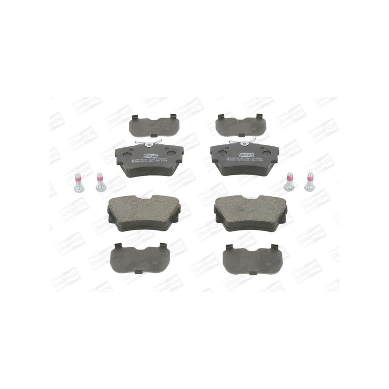 Jeu de quatre plaquettes de frein à disque CHAMPION