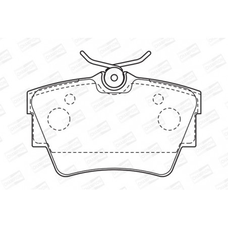 Jeu de quatre plaquettes de...