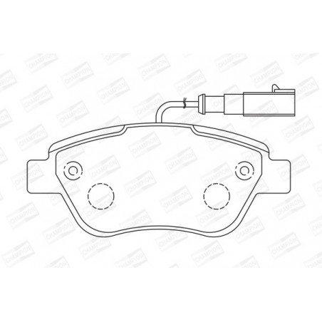 Jeu de quatre plaquettes de...