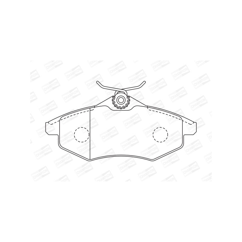 Jeu de quatre plaquettes de frein à disque CHAMPION