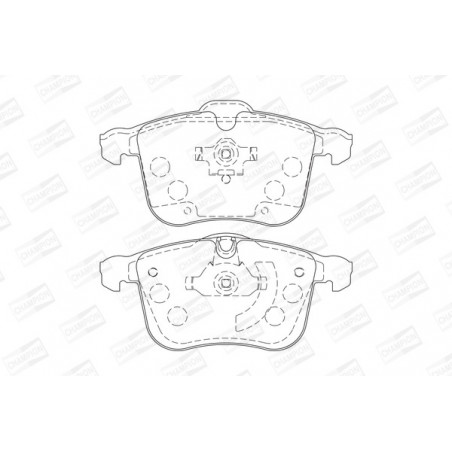 Jeu de quatre plaquettes de...