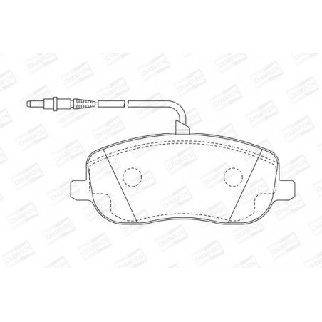 Jeu de quatre plaquettes de...