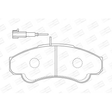 Jeu de quatre plaquettes de...