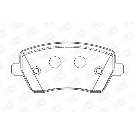 Jeu de quatre plaquettes de...