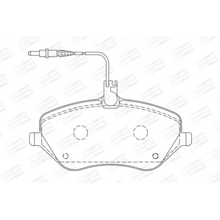 Jeu de quatre plaquettes de...