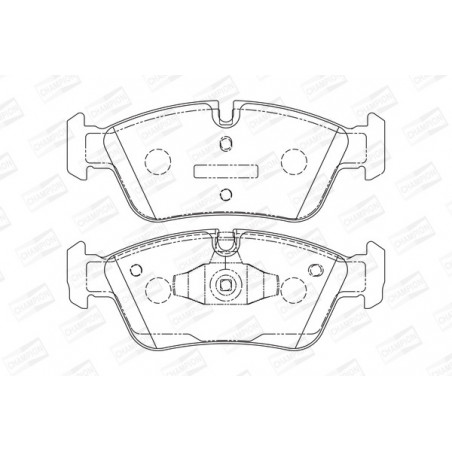 Jeu de quatre plaquettes de...