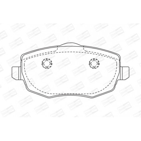 Jeu de quatre plaquettes de...