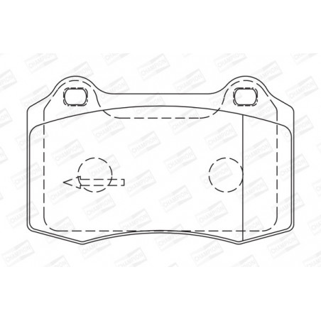 Jeu de quatre plaquettes de...