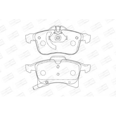 Jeu de quatre plaquettes de...