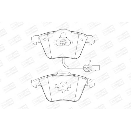 Jeu de quatre plaquettes de...