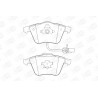 Jeu de quatre plaquettes de frein à disque CHAMPION