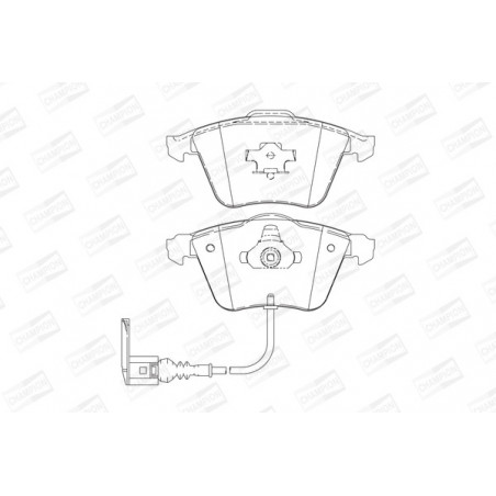 Jeu de quatre plaquettes de...