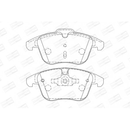 Jeu de quatre plaquettes de...