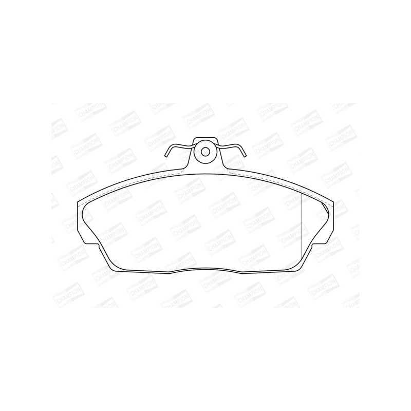 Jeu de quatre plaquettes de frein à disque CHAMPION