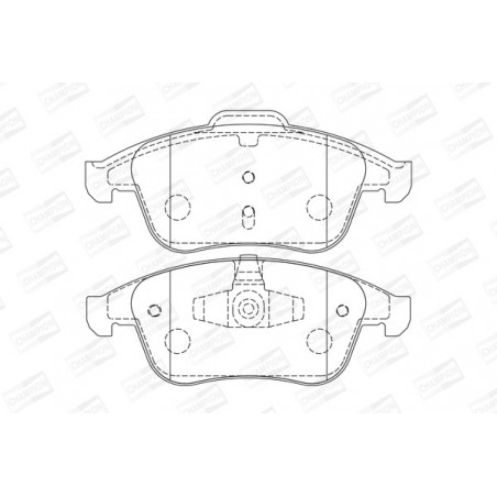 Jeu de quatre plaquettes de...