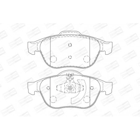 Jeu de quatre plaquettes de...