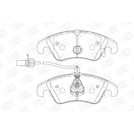 Jeu de quatre plaquettes de...