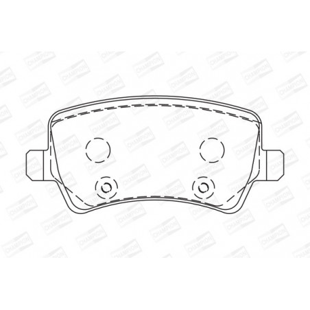 Jeu de quatre plaquettes de...