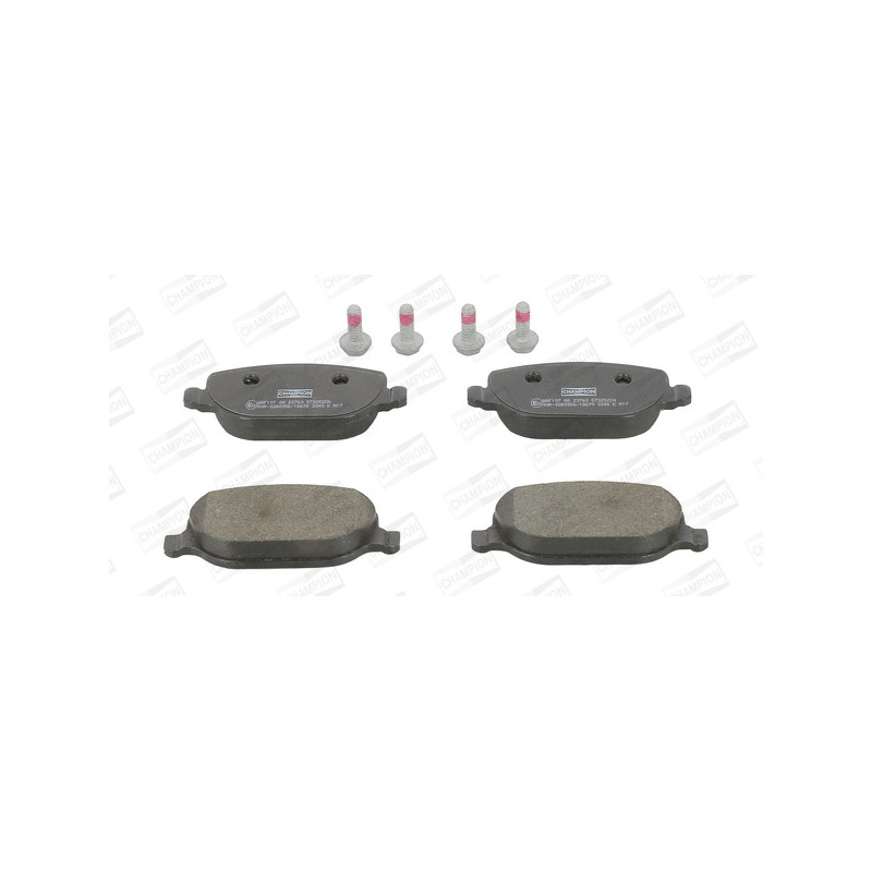 Jeu de quatre plaquettes de frein à disque CHAMPION