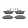 Jeu de quatre plaquettes de frein à disque CHAMPION
