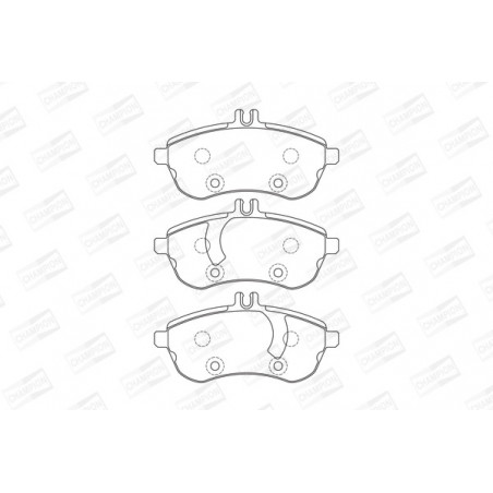 Jeu de quatre plaquettes de...