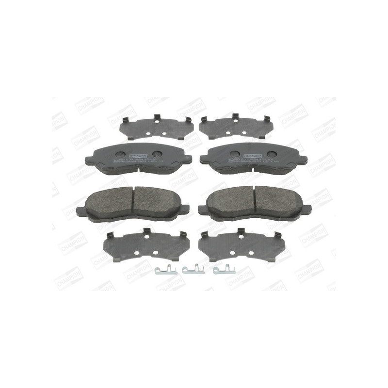 Jeu de quatre plaquettes de frein à disque CHAMPION