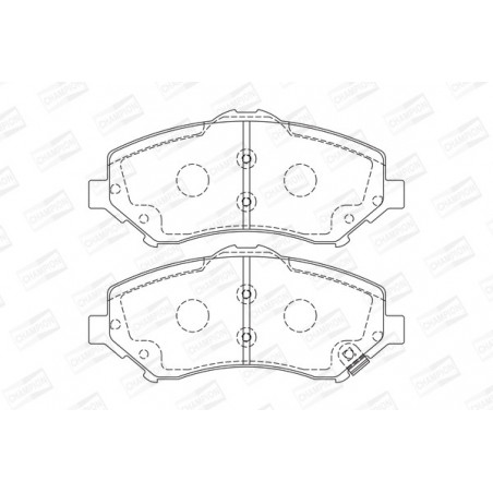 Jeu de quatre plaquettes de...