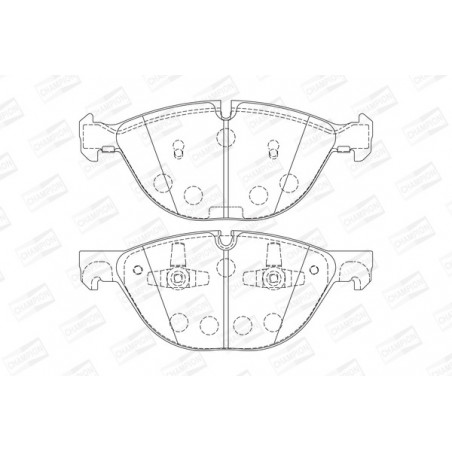Jeu de quatre plaquettes de...