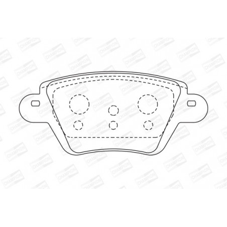 Jeu de quatre plaquettes de...