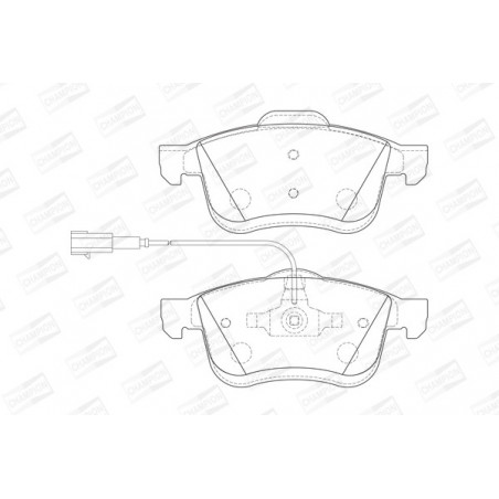 Jeu de quatre plaquettes de...