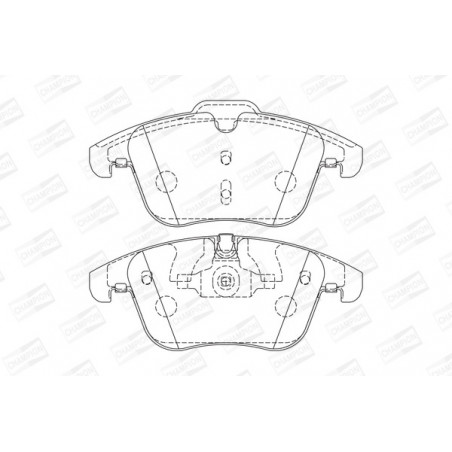 Jeu de quatre plaquettes de...