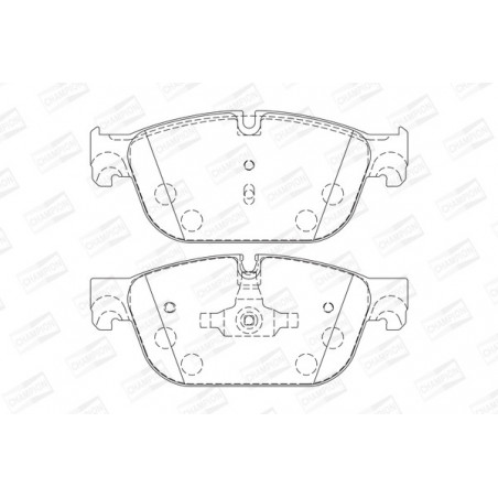 Jeu de quatre plaquettes de...