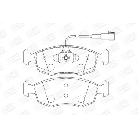 Jeu de quatre plaquettes de...