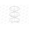 Jeu de quatre plaquettes de frein à disque CHAMPION