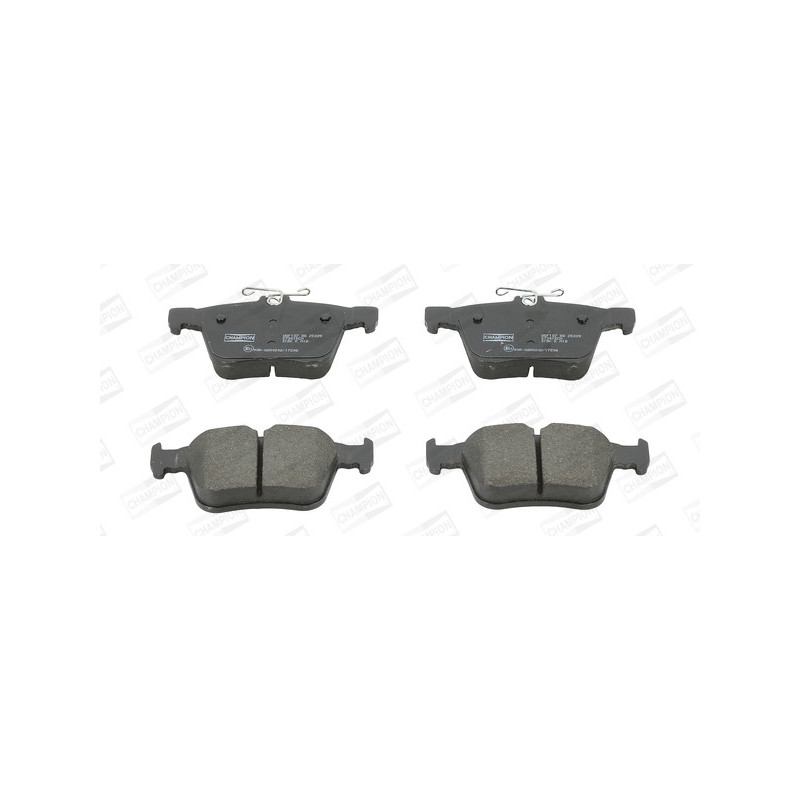 Jeu de quatre plaquettes de frein à disque CHAMPION