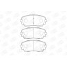 Jeu de quatre plaquettes de frein à disque CHAMPION