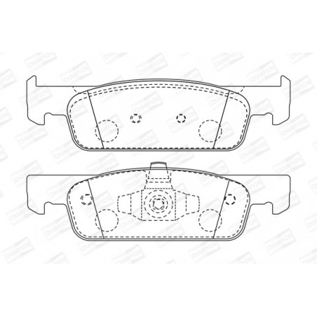 Jeu de quatre plaquettes de...