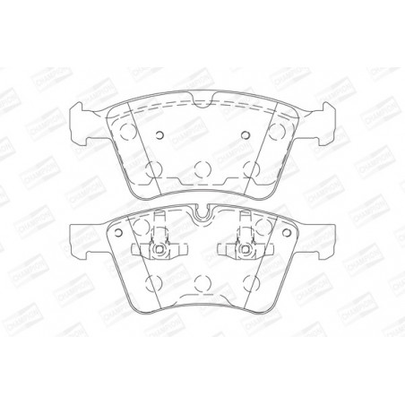 Jeu de quatre plaquettes de...
