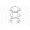 Jeu de quatre plaquettes de frein à disque CHAMPION