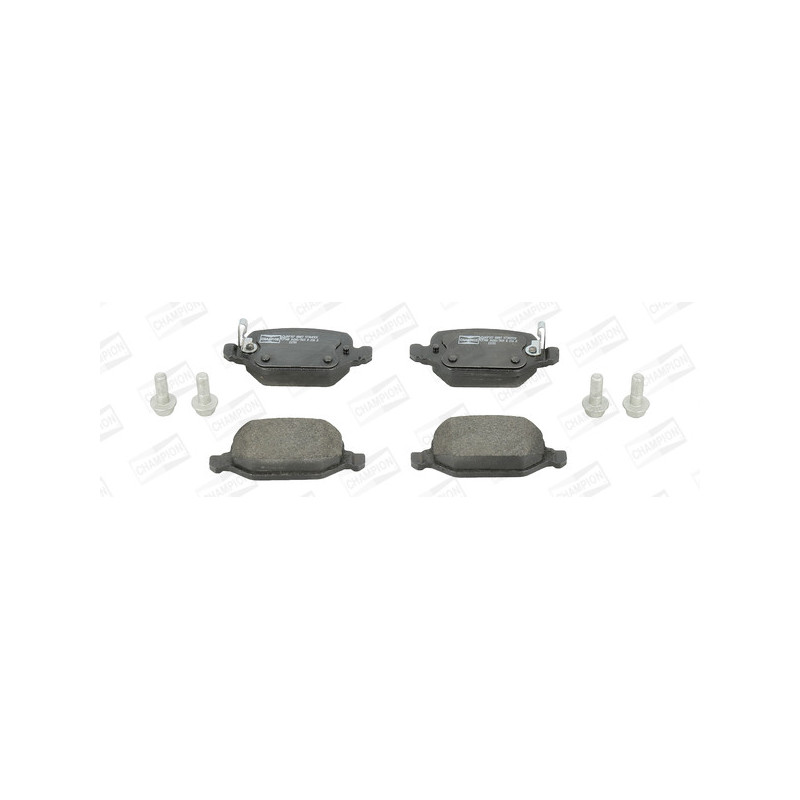 Jeu de quatre plaquettes de frein à disque CHAMPION
