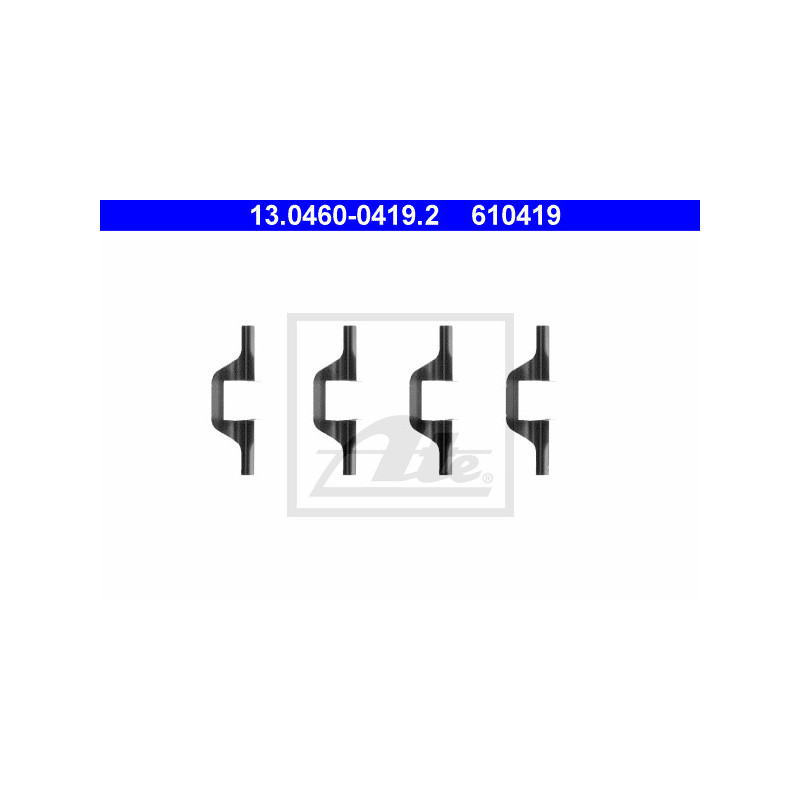 Kit d'accessoires (plaquette de frein) ATE