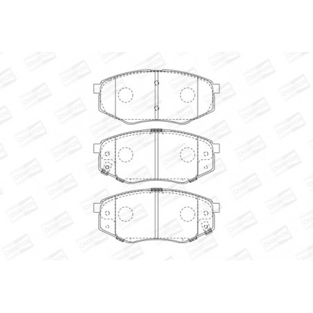 Jeu de quatre plaquettes de...