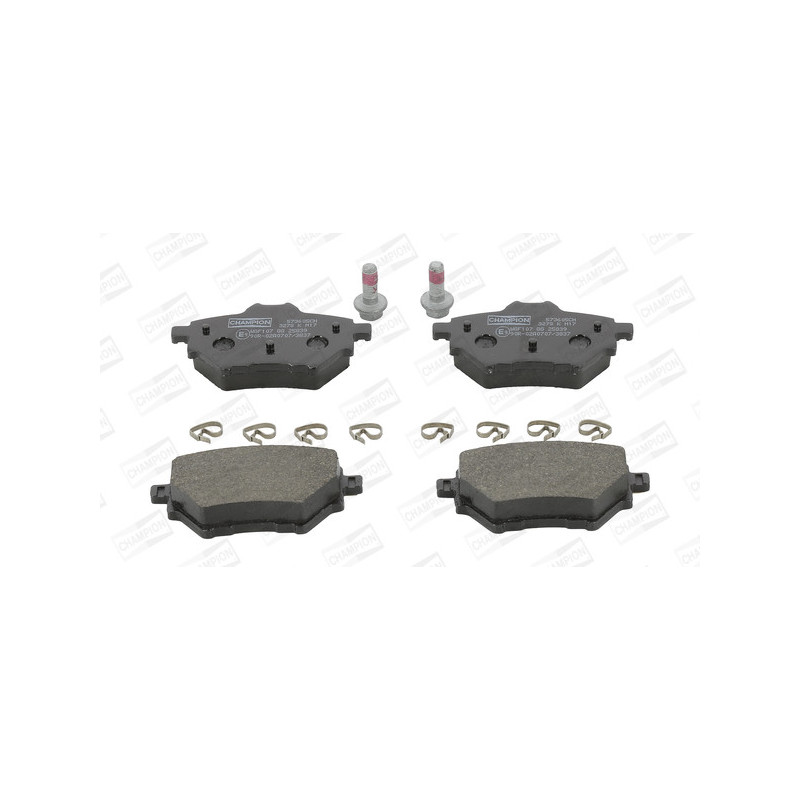 Jeu de quatre plaquettes de frein à disque CHAMPION