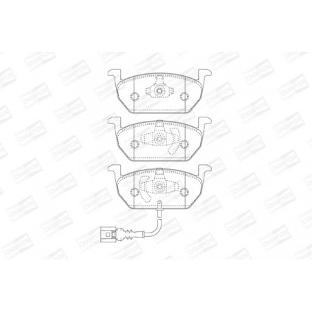 Jeu de quatre plaquettes de...