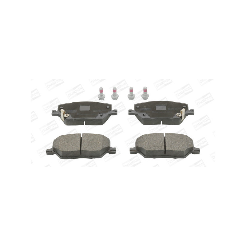 Jeu de quatre plaquettes de frein à disque CHAMPION